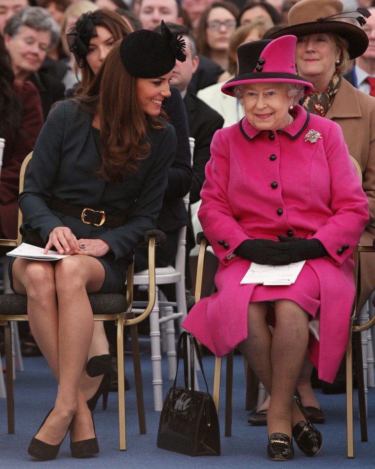 Image: Queen Elizabeth II, Prince Philip, Duke Of Edinburgh And Catherine, Duchess Of Cambridge Visit Leicester